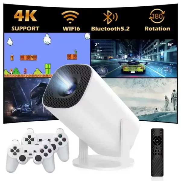 P30 Max Android 4K Projector + Video Game Console Combo - Image 2