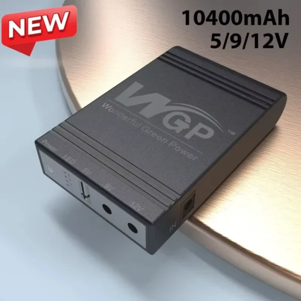 New Version WGP mini UPS 10400mAh – 5/12/12V