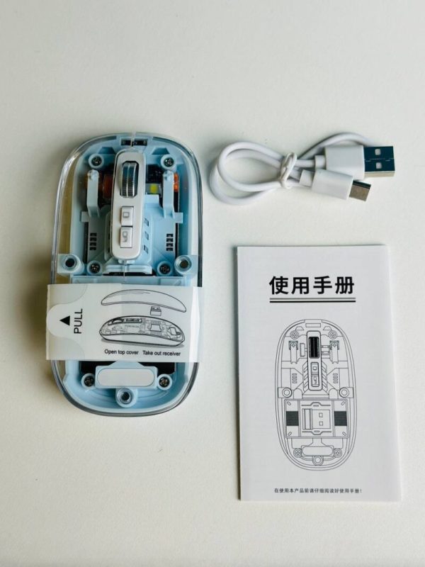 GearUP WM30 Transparent Wireless Mouse Techtoli